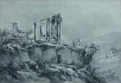 Le temple de la Sibylle à Tivoli avec un peintre sur le motif by Jean-Jacques De Boissieu - Auction record, sale price, and art valuation. Compare with similar artists and explore comparable artworks.