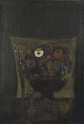 Sample artwork by Avni Arbas (1919 - 2003), known for still life, portrait, figure and genre painting - View similar artists and auction records