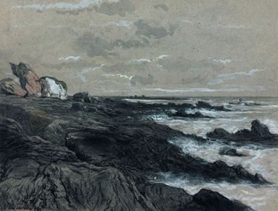 Paysage aux rochers en Bretagne by Celestin Francois Nanteuil - Auction record, sale price, and art valuation. Compare with similar artists and explore comparable artworks.