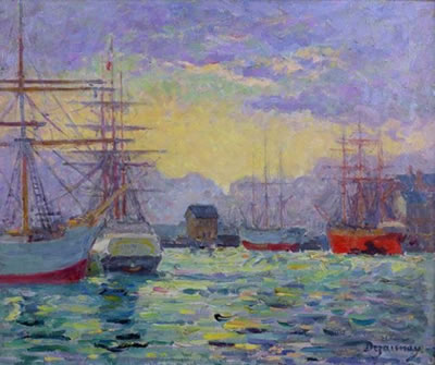 Vue d'un port