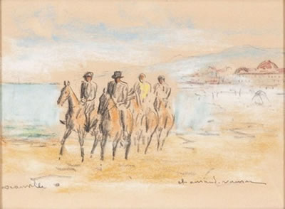 Entrainement avant le grand prix de Deauville by Jean Raoul Chaurand-Naurac - Auction record, sale price, and art valuation. Compare with similar artists and explore comparable artworks.