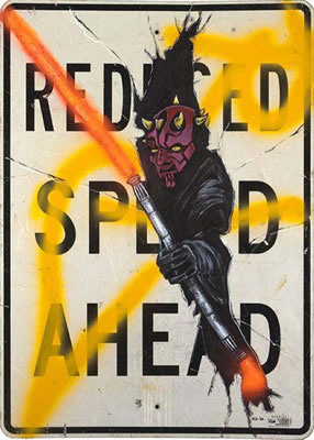 Stars Wars by RD 357 - Auction record, sale price, and art valuation. Compare with similar artists and explore comparable artworks.
