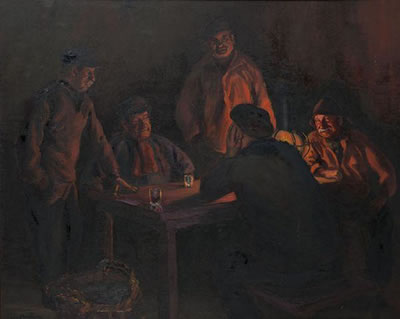 Sample artwork by Louis Montaigu (1905 - 1988), known for painting - View similar artists and auction records