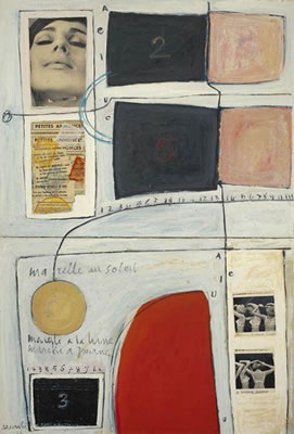 Peau de pêche (diptych)