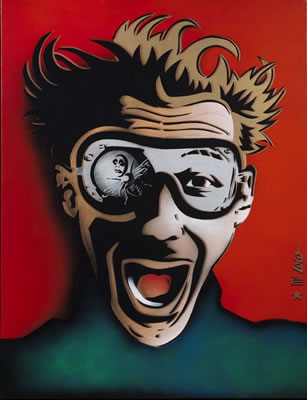 Sample artwork by Mr Lolo (Born 1961), known for painting - View similar artists and auction records