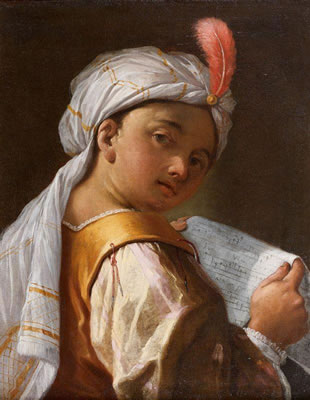 Jeune enfant au turban