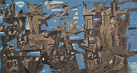 Sample artwork by Xaris Voyatzis (20th Century), known for painting - View similar artists and auction records