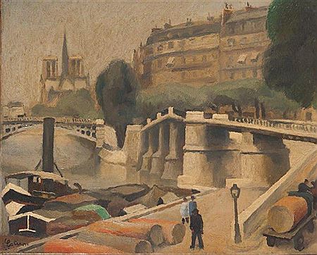 Paris, l'Ile Saint-Louis, et Notre-Dame