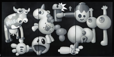 Sample artwork by Gum (Born 1976), known for urban painting - View similar artists and auction records