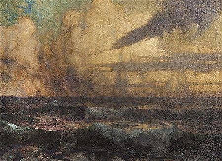 Effets de lumière sur la mer en Bretagne