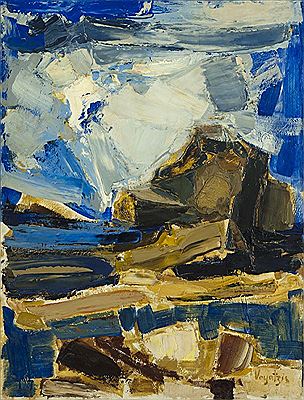 Le Rocher, 1957 by Xaris Voyatzis - Auction record, sale price, and art valuation. Compare with similar artists and explore comparable artworks.