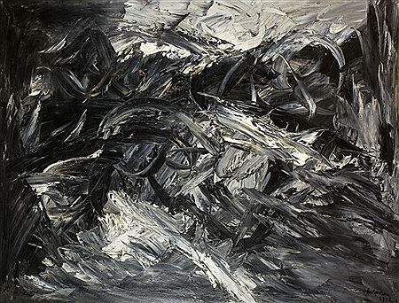 Composition, 1962 by Stanislau Halpern - Auction record, sale price, and art valuation. Compare with similar artists and explore comparable artworks.