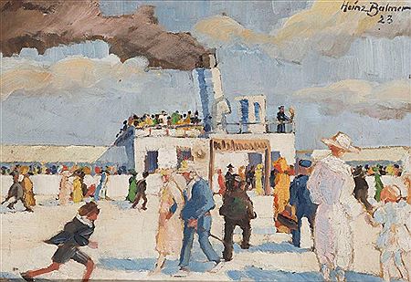 Départ du vapeur by Heinz Balmer - Auction record, sale price, and art valuation. Compare with similar artists and explore comparable artworks.
