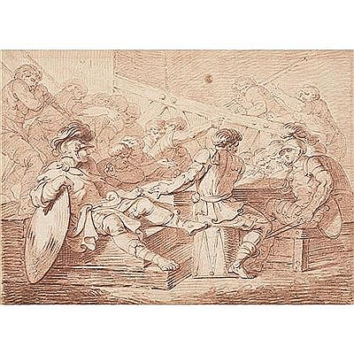 Corps de garde by Philippe-Louis Parizeau - Auction record, sale price, and art valuation. Compare with similar artists and explore comparable artworks.