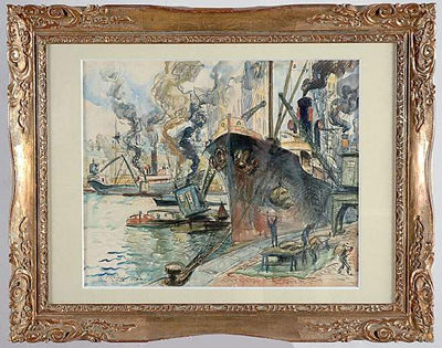"Rouen, le port"