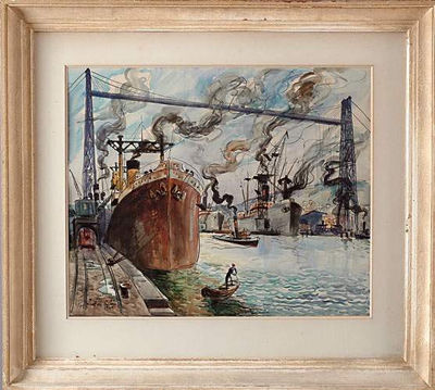 "Le port de Rouen"