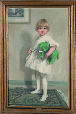 "Petite fille tenant sous son bras un éléphant vert" by Raymond Woog - Auction record, sale price, and art valuation. Compare with similar artists and explore comparable artworks.
