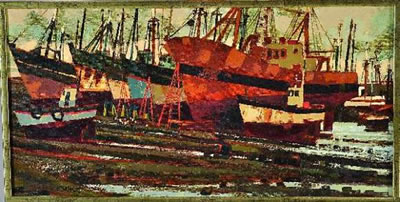 Bateaux de pêche au port
