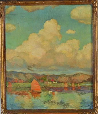Bateau sur un plan d'eau