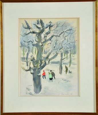 Sample artwork by Paul Perraudin (1907 - 1993), known for painting - View similar artists and auction records