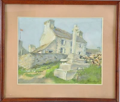 Peintre de la marine "Ile d'Ouessant