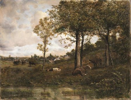 Sample artwork by Serafino Tivoli (1826 - 1892), known for painting - View similar artists and auction records