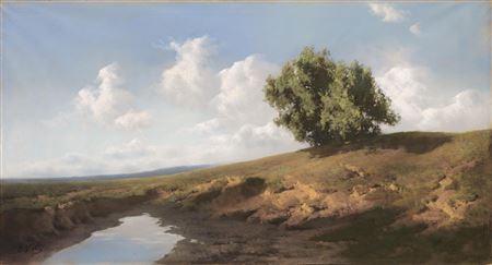 PAESAGGIO CON ALBERO