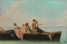 DA FRISIO A SANTA LUCIA o CANZONE NAPOLETANA by Edoardo Dalbono - Auction record, sale price, and art valuation. Compare with similar artists and explore comparable artworks.