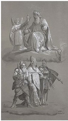 Himmel und Erde by Alfred Rethel - Auction record, sale price, and art valuation. Compare with similar artists and explore comparable artworks.