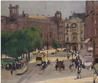 Am Wilhelmsplatz in Düsseldorf