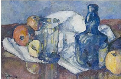 Stillleben mit Glas und Flasche by Charles Gottweiss - Auction record, sale price, and art valuation. Compare with similar artists and explore comparable artworks.