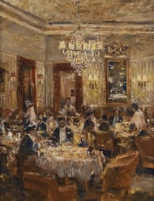 Festlicher Abend im Restaurant