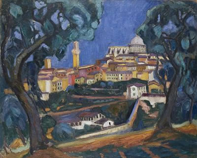 Blick auf Siena