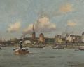 Blick auf Düsseldorf