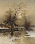 Sample artwork by Johann Jungblut (1860 - 1912), known for landscape, figure, genre painting - View similar artists and auction records