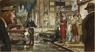 Pigalle - Königin der Nacht by Theo Bleser - Auction record, sale price, and art valuation. Compare with similar artists and explore comparable artworks.