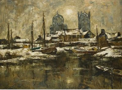 St. Quirin im Winter