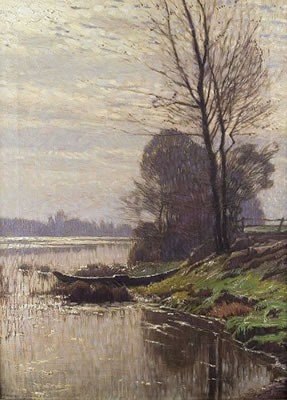 Abendlicht am Rhein by Arthur Wansleben - Auction record, sale price, and art valuation. Compare with similar artists and explore comparable artworks.