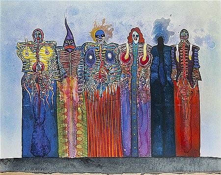 Sechs Gespenster by Bernhard Jager - Auction record, sale price, and art valuation. Compare with similar artists and explore comparable artworks.