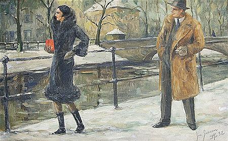 Sample artwork by Josef Wilhelm Jossen (1895 - 1971), known for landscape painting - View similar artists and auction records