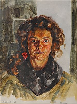 Portrait of Louise Courtnell: `Self Portrait`
