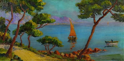 Sample artwork by Henri Bargin (1906 - 1980), known for painting - View similar artists and auction records