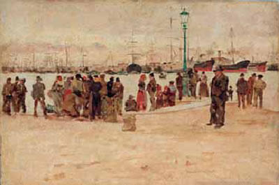 Bozzetto degli emigranti