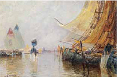 Chioggia by Ludovico Cavaleri - Auction record, sale price, and art valuation. Compare with similar artists and explore comparable artworks.