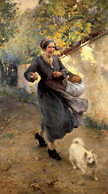 Sample artwork by Vittorio Cavalleri (1860 - 1938), known for painting - View similar artists and auction records