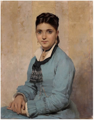 Ritratto della sorella Angela - 1870