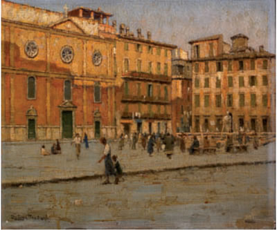 Sample artwork by Domenico Quattrociocchi (1874 - 1941), known for painting - View similar artists and auction records