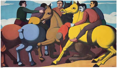 Battaglia by Pompeo Borra - Auction record, sale price, and art valuation. Compare with similar artists and explore comparable artworks.