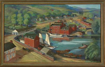 Brandywine Village 1875 by Bayard Berndt - Auction record, sale price, and art valuation. Compare with similar artists and explore comparable artworks.