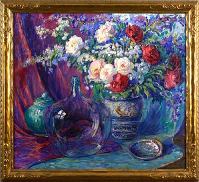 The Temple Vase by Kathryn E Bard Cherry - Auction record, sale price, and art valuation. Compare with similar artists and explore comparable artworks.